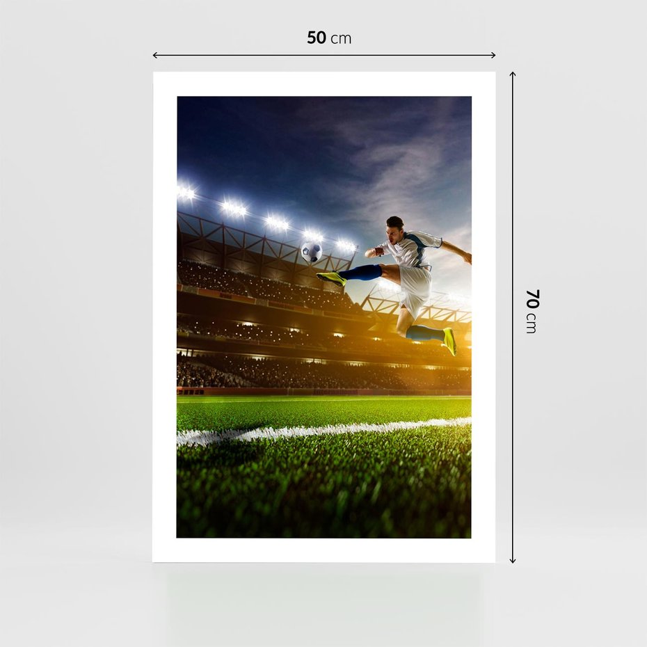 Plakat bez ramy 50x70 - Gol! Magia piłki nożnej - gol, piłka