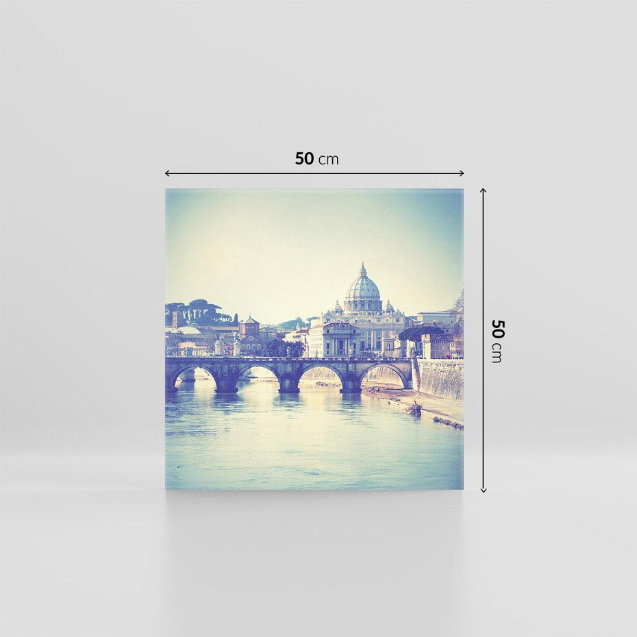 Obraz na płótnie 50x50 - Urok włoskiego miasta - Włochy, miasto