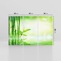 Obraz na płótnie 120x80 - Bambusowy relaks w SPA - bambus, SPA