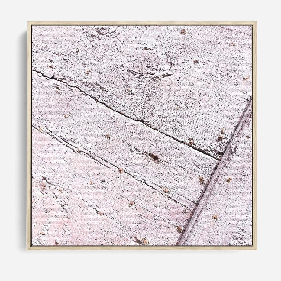 Obraz w ramie 80x80 - Nowoczesna Elegancja - beton, struktura - rama drewno