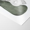 Plakat bez ramy 21x30 - Owocowe Boho Inspiracje - minimalistyczny plakat, gruszka