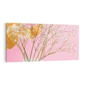 Obraz na płótnie 100x50 - Przyjemność Złotej Natury - złote, liście