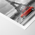 Plakat bez ramy 40x50 - Paryż z wieżą Eiffla w tle - Paryż, Eiffla