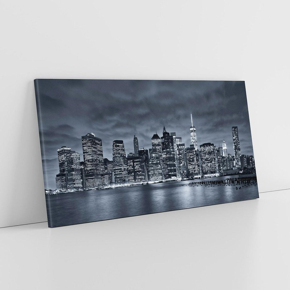 Obraz na płótnie 140x70 - Miejskie Migawki - noc, NY