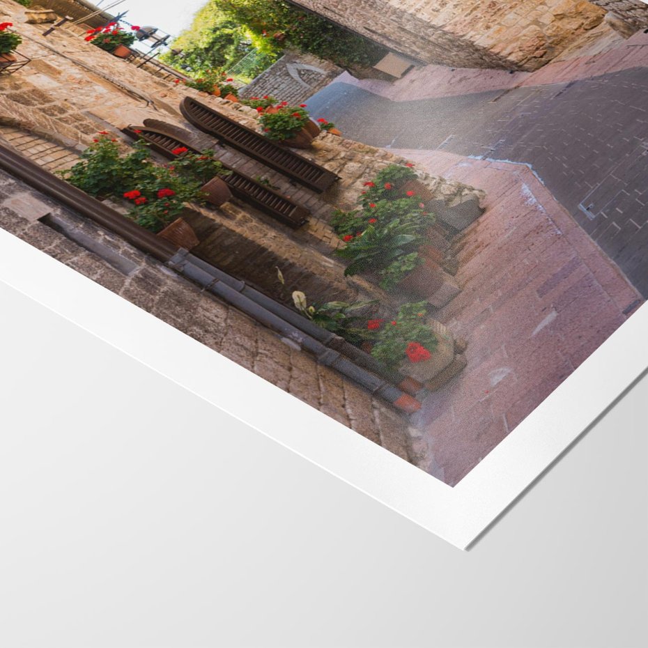 Plakat bez ramy 21x30 - Miłość na Romantycznej Uliczce - romantyczna, uliczka