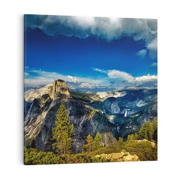 Obraz na płótnie 80x80 - Zaklęty las oaza spokoju - góry, las