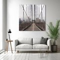Obraz na płótnie 50x50 - Nowoczesna Linia - most, nowoczesna