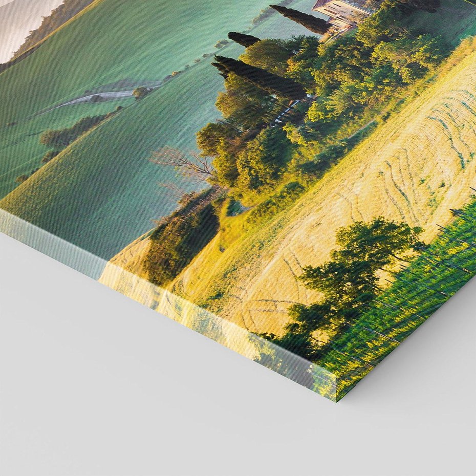 Obraz na płótnie 120x80 - Perspektywa malowniczego widoku - widok, perspektywa