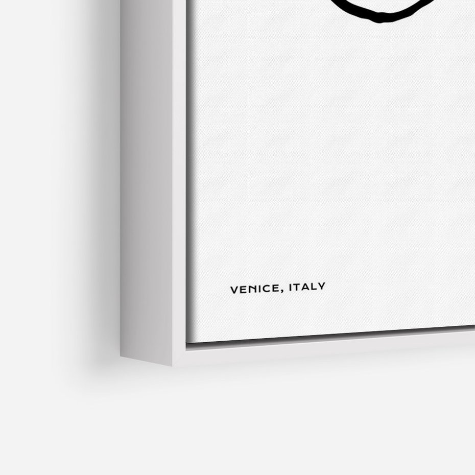 Obraz w ramie 70x100 - Rozbijające Granice Boho - boho sztuka, twarze - rama biała