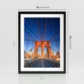 Plakat w ramie 30x40 - Most architektoniczne arcydzieło - most, architektura - rama czarna