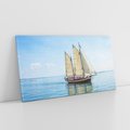 Obraz na płótnie 100x50 - Żaglowiec na morzu - statek, żagowiec