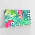 Obraz na płótnie 100x50 - Egzotyczna Przygoda - tropikalne, liście