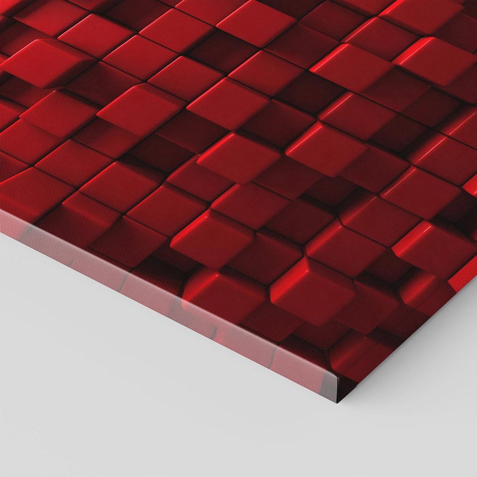 Obraz na płótnie 40x40 - Geometryczne 3D: wizja przestrzeni - geometryczne, 3D