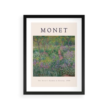 Plakat w ramie 40x50 - Reprodukcja Moneta - Monet, reprodukcja - rama czarna