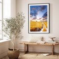 Plakat bez ramy 30x40 - Magiczna droga w lesie - droga, ścieżka