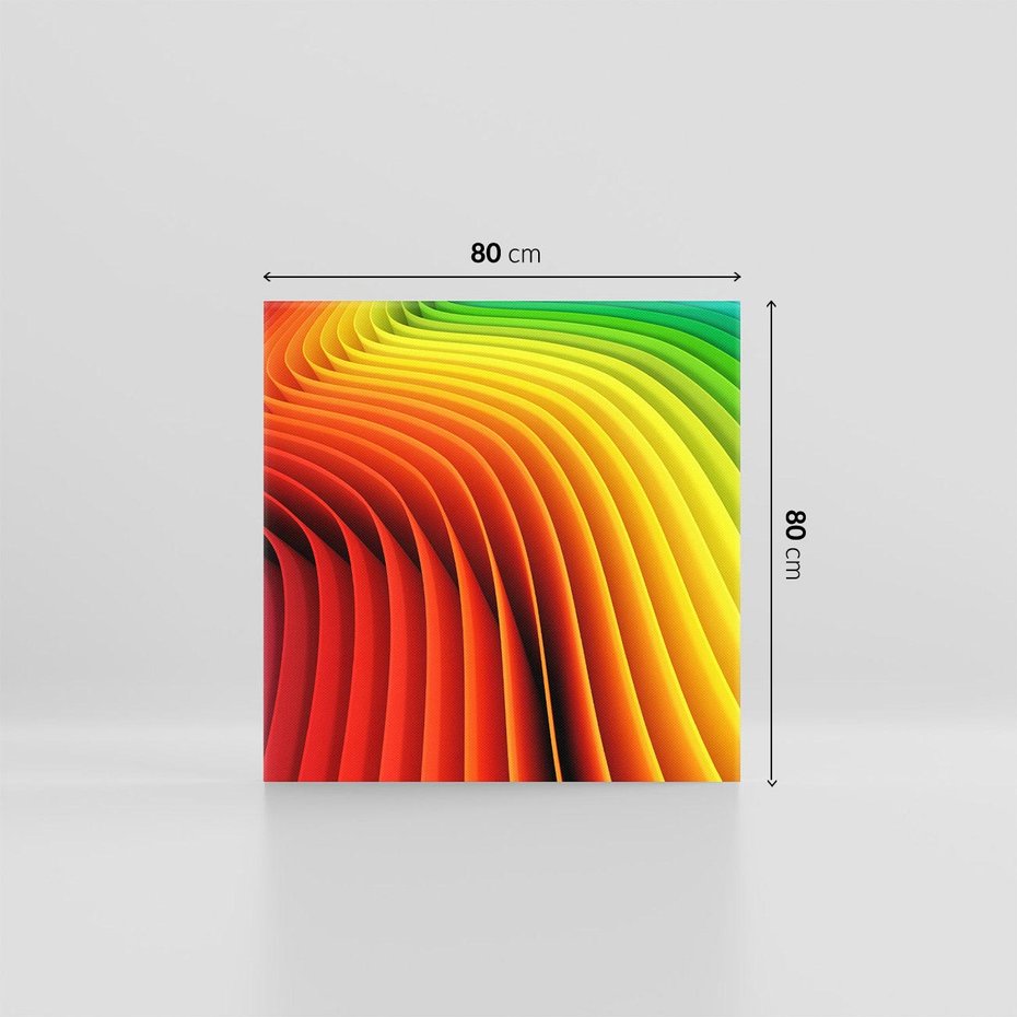 Obraz na płótnie 80x80 - Wyrażenie bez granic - abstrakcja