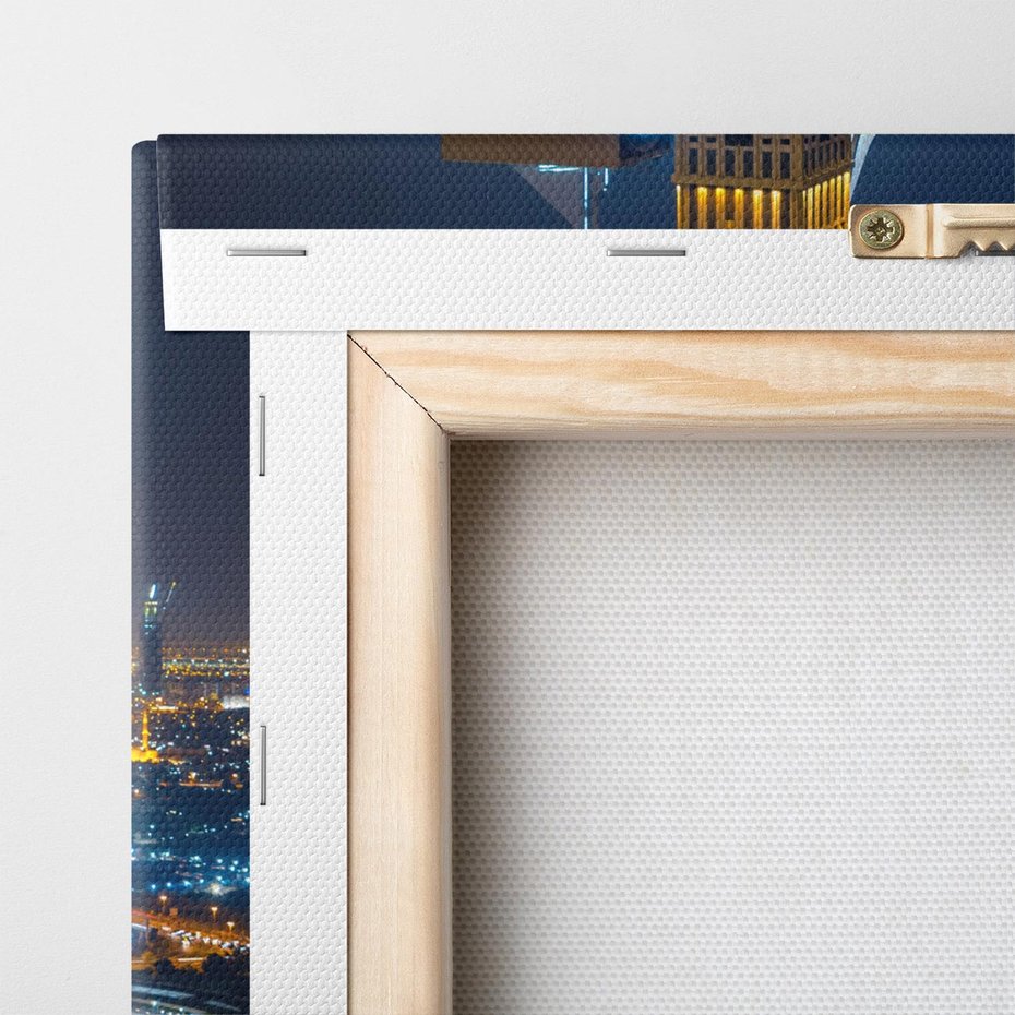 Obraz na płótnie 80x120 - Nocna magia - miasto, noc