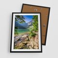 Plakat w ramie 50x70 - Mistyczna Przyroda - góry, jezioro - rama czarna