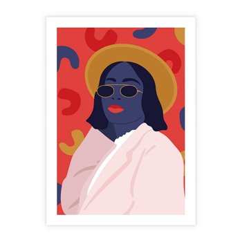 Plakat bez ramy 30x40 - Kobieca Przenikliwość - nowoczesny plakat, styl retro
