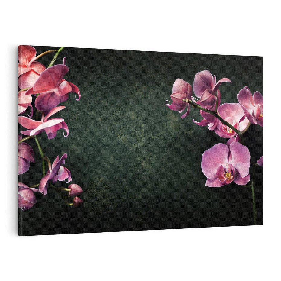 Obraz na płótnie 120x80 - Harmonia i relaks - orchidea, kwiat