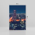 Obraz na płótnie 50x70 - światła i tradycja - Japonia, Tokio