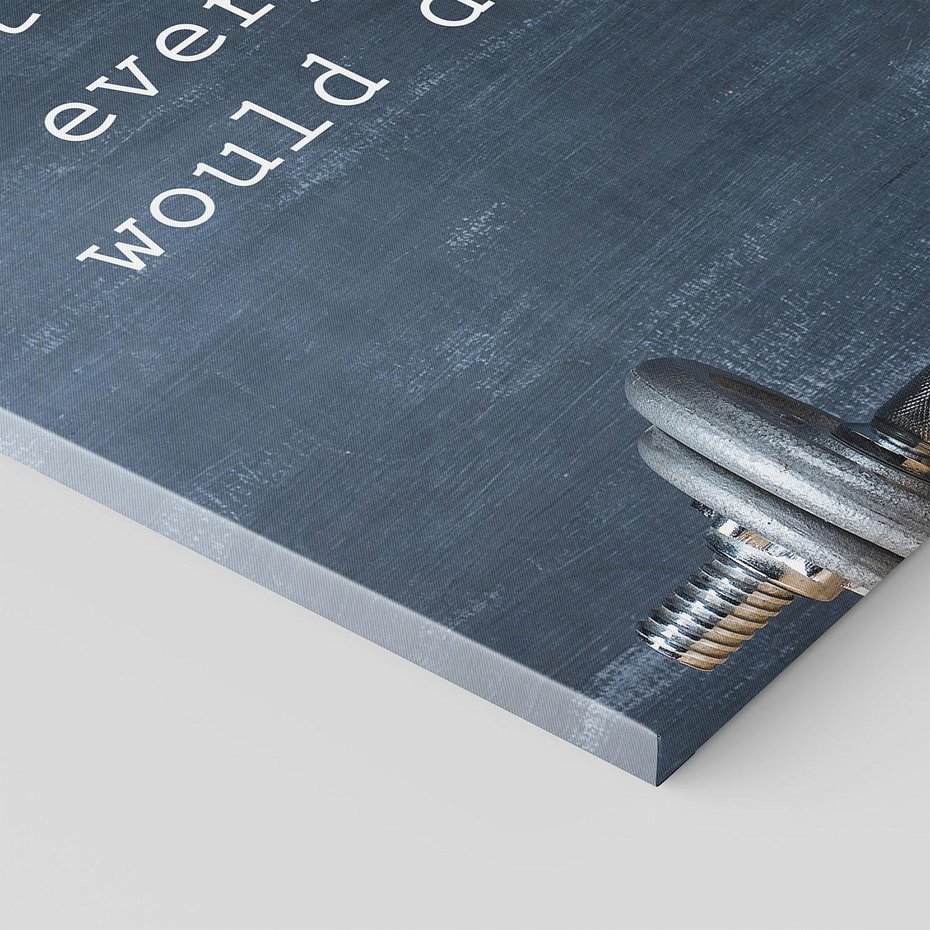 Obraz na płótnie 40x40 - Energia W Ruchu - siłownia, fitness