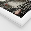 Plakat w ramie 30x40 - Miasto na Wodzie - holenderskie kanały, amsterdam - rama biała