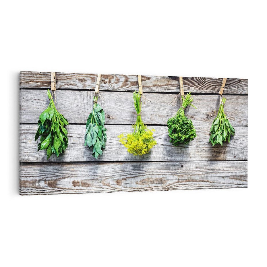 Obraz na płótnie 100x50 - Zielenina: Harmonia natury - zielenina