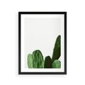 Plakat w ramie 30x40 - Minimalizm Natury - kaktus, zbliżenie - rama czarna