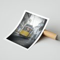 Plakat bez ramy 50x70 - Urok tramwajów Lizbony - tramwaj, Lizbona