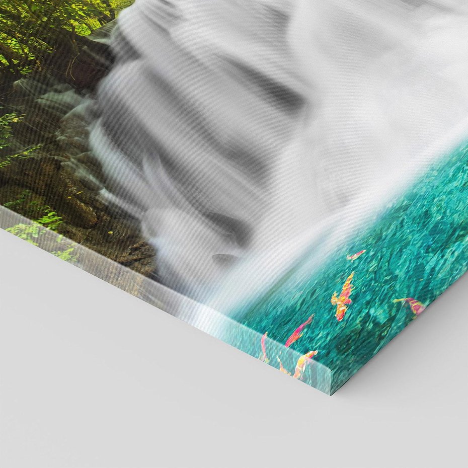 Obraz na płótnie 100x70 - Magiczne wodospady Tajlandii - Tajlandia, wodospad