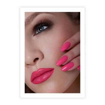 Plakat bez ramy 50x70 - Usta, manicure, spa: kobieca harmonia - usta, manicure