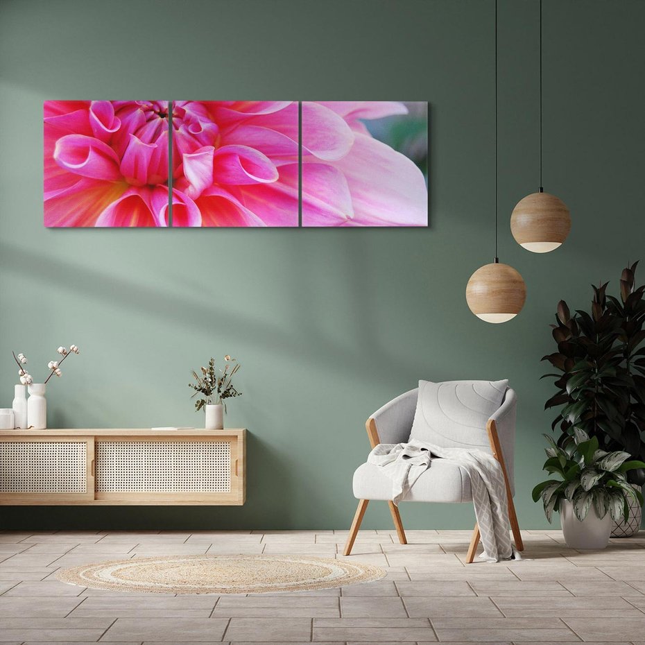 Obraz na płótnie 150x50 - Kwiatowy taniec różnorodność natury - kwiat, kwiaty