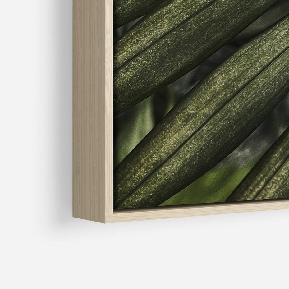 Obraz w ramie 70x50 - W Liściach Ukryte - zdjęcie, fotografia - rama drewno