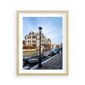 Plakat w ramie 40x50 - Kanały Wenecji - Wenecja, kanały - rama drewno