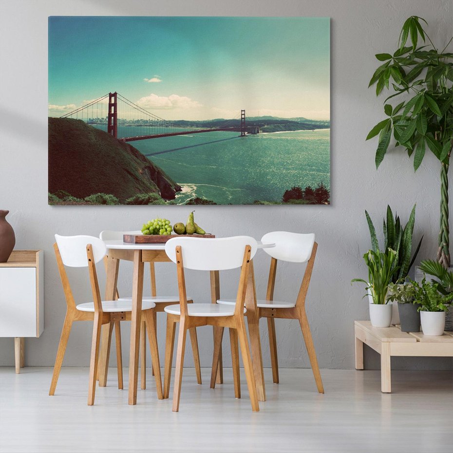 Obraz na płótnie 100x70 - Golden Gate - Most w USA - Golden Gate, USA