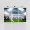 Obraz na płótnie 120x80 - Strzał do bramki - piłka, nożna