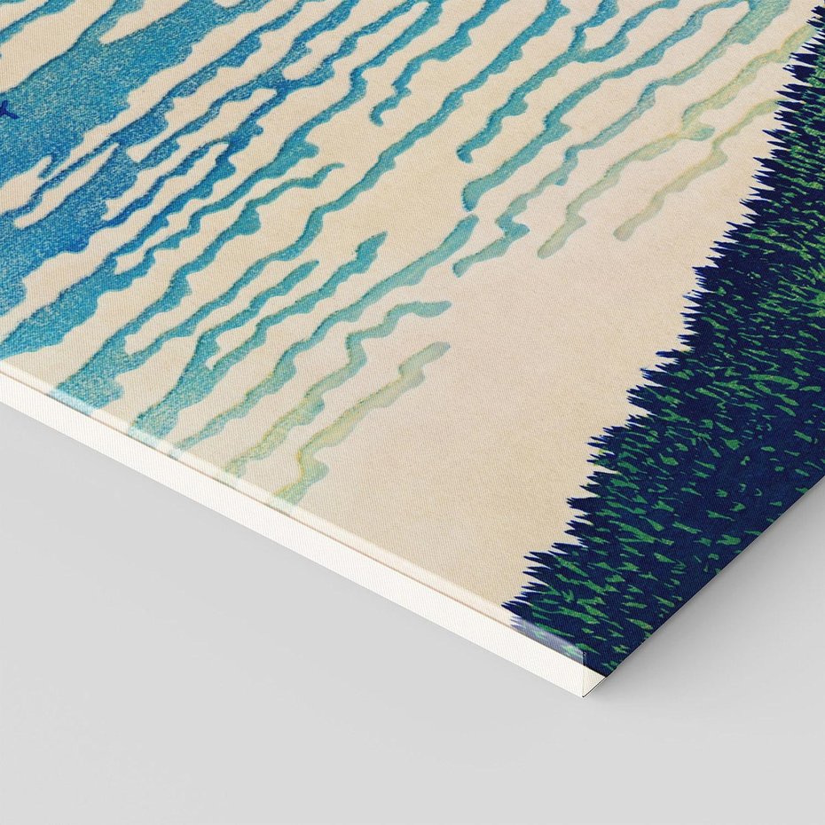 Obraz na płótnie 100x50 - "Fine Wind, Clear Morning" Katsushiki Hokusai - Reprodukcja - reprodukcja, obraz na płótnie