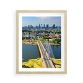 Plakat w ramie 40x50 - Most w metropolii - most, miato - rama drewno