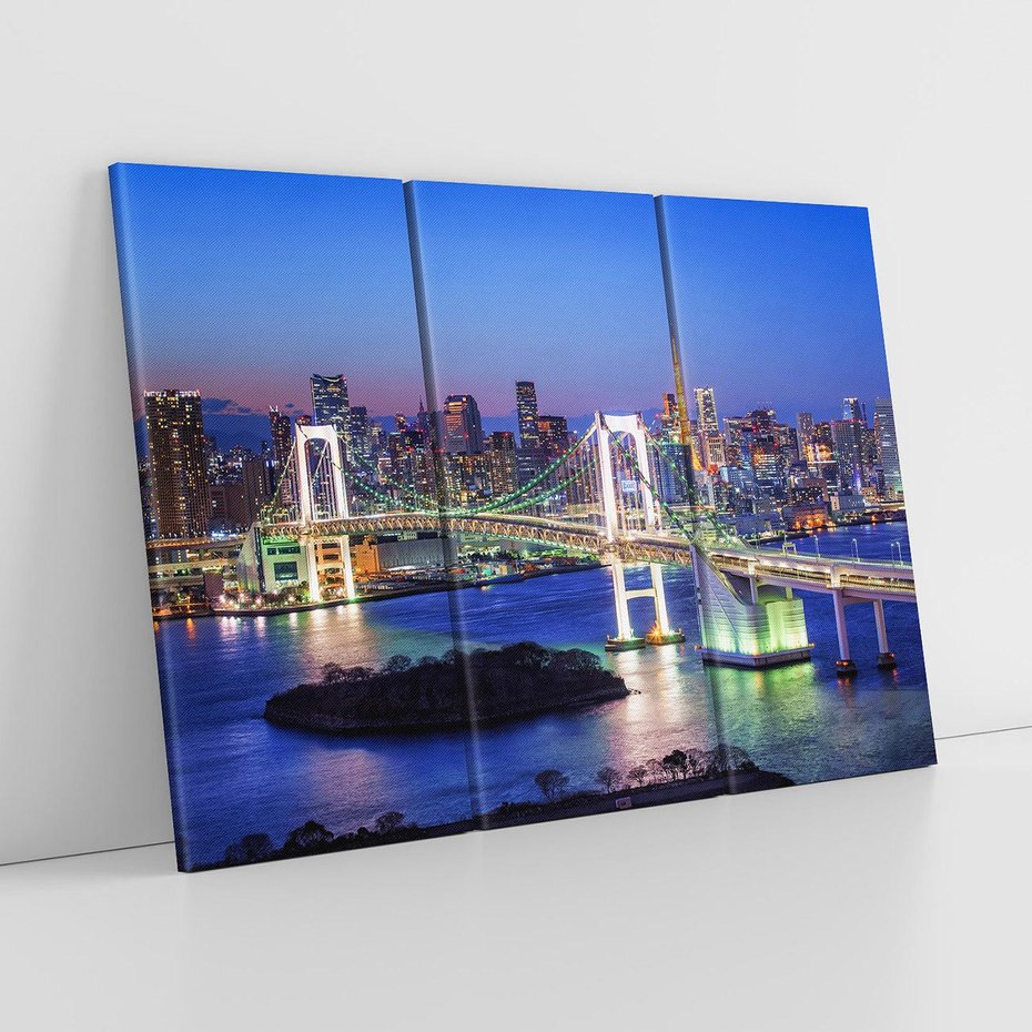 Obraz na płótnie 120x80 - Spotkanie Tradycji i Nowoczesności - Tokio, Japonia