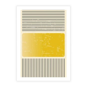 Plakat bez ramy 30x40 - Geometryczna Harmonia - geometria, nowoczesny plakat