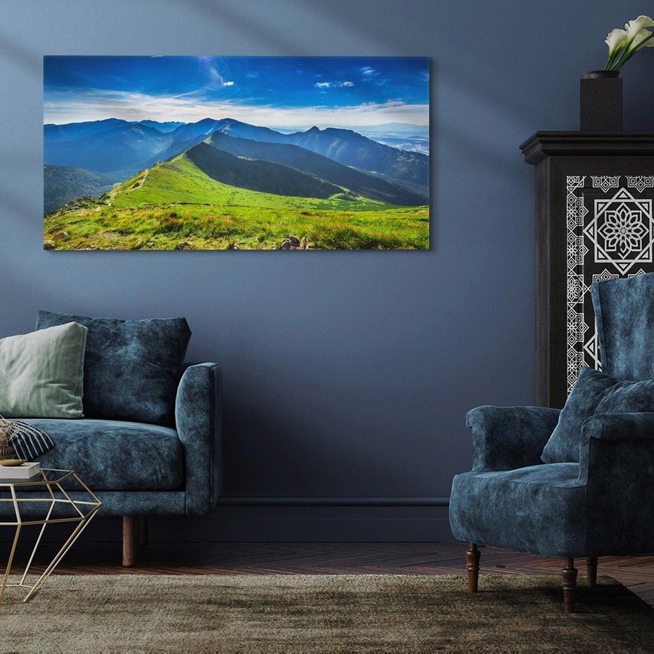 Obraz na płótnie 140x70 - Górska majestatyczność - tatry, góry