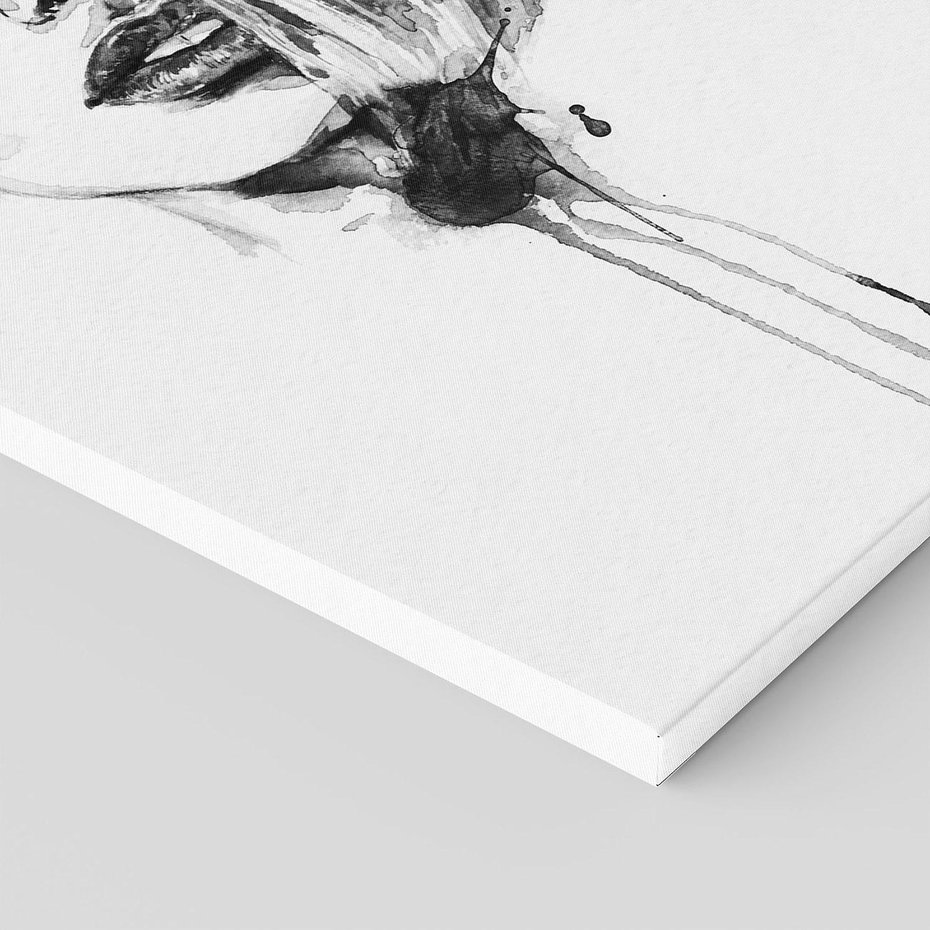 Obraz na płótnie 50x70 - Kobieta w akwareli - kobieta, akwarela