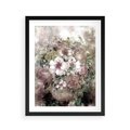 Plakat w ramie 40x50 - Piękno natury na płótnie - kwiaty, olejne - rama czarna