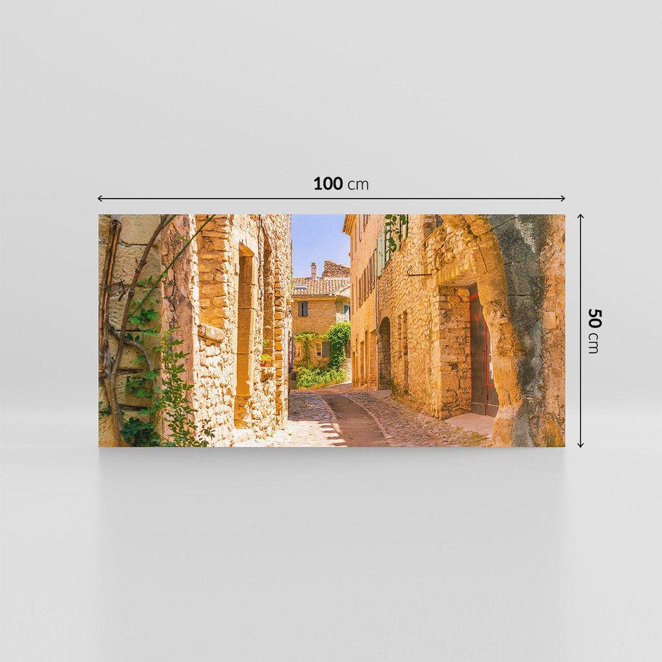 Obraz na płótnie 100x50 - Malownicza uliczka w perspektywie - uliczka, perspektywa