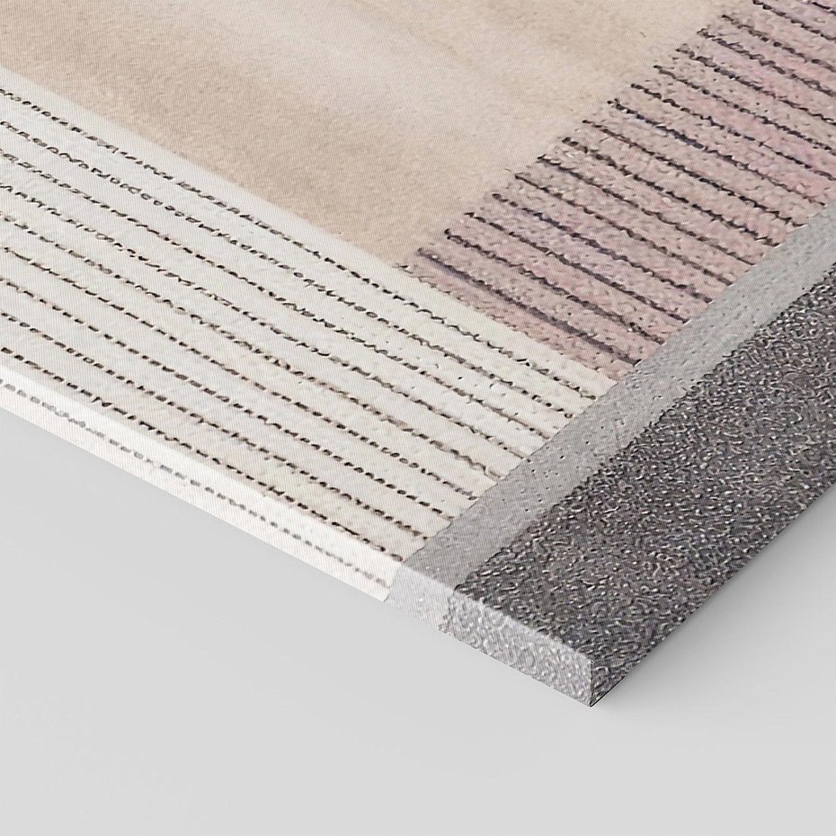 Obraz na płótnie 100x50 - Harmonia skradzionych odcieni - symetryczne, geometryczne pasy