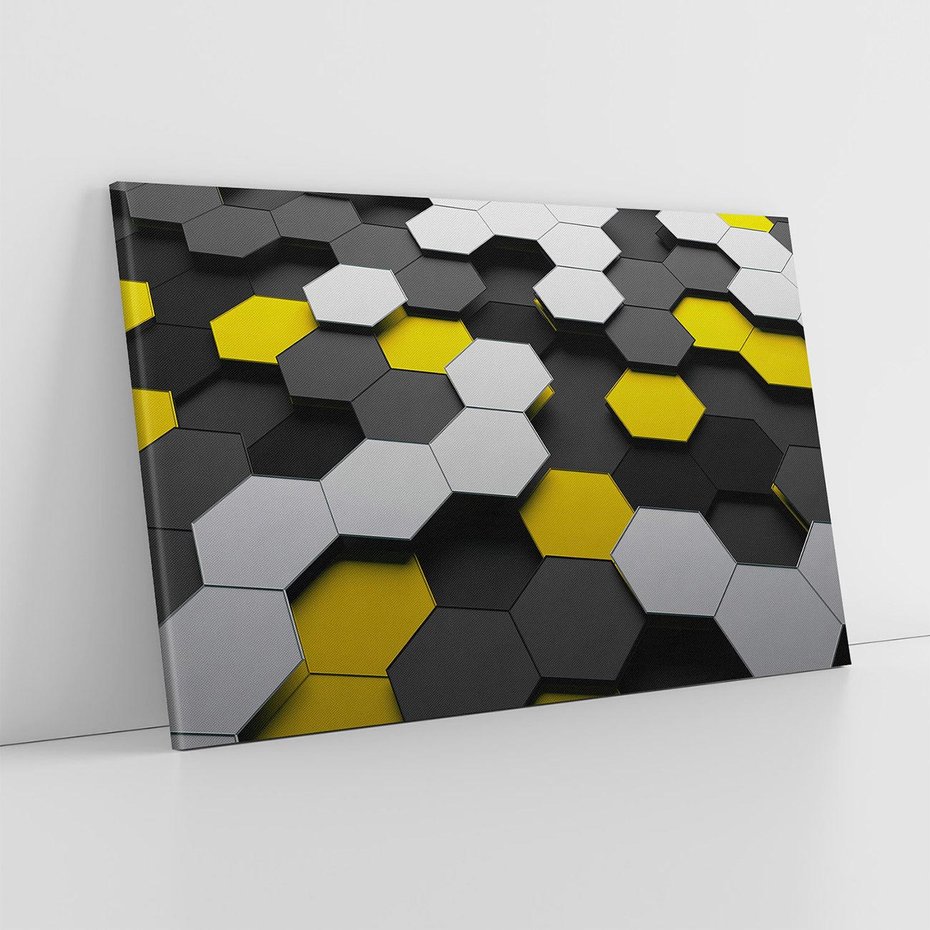 Obraz na płótnie 100x70 - Wymiar abstrakcji - 3D, abstrakcja