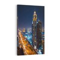 Obraz na płótnie 80x120 - Nocna magia - miasto, noc