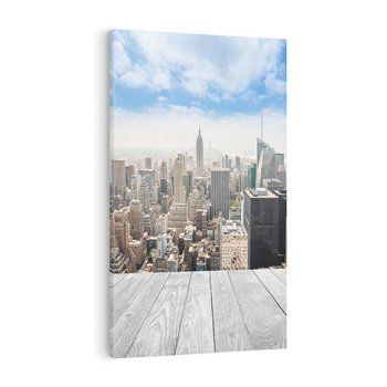 Obraz na płótnie 50x70 - Nowojorska energia miejsca - Nowy Jork, miasto