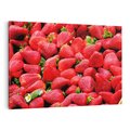 Obraz na płótnie 70x50 - Truskawki Czerwone Kropki Uczuć - truskawki, owoce